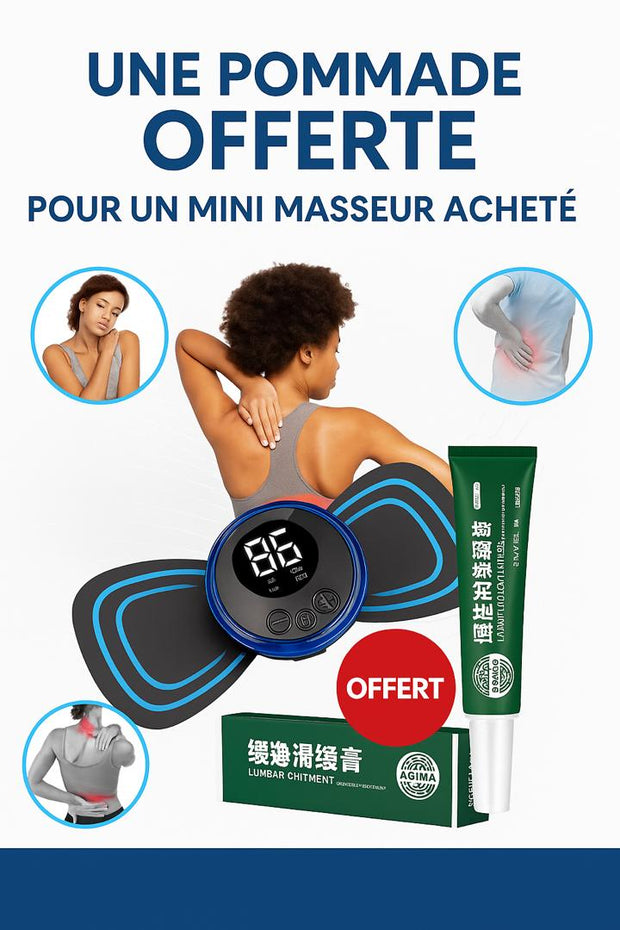 MINI MASSEUR & POMMADE LOMBAIRE